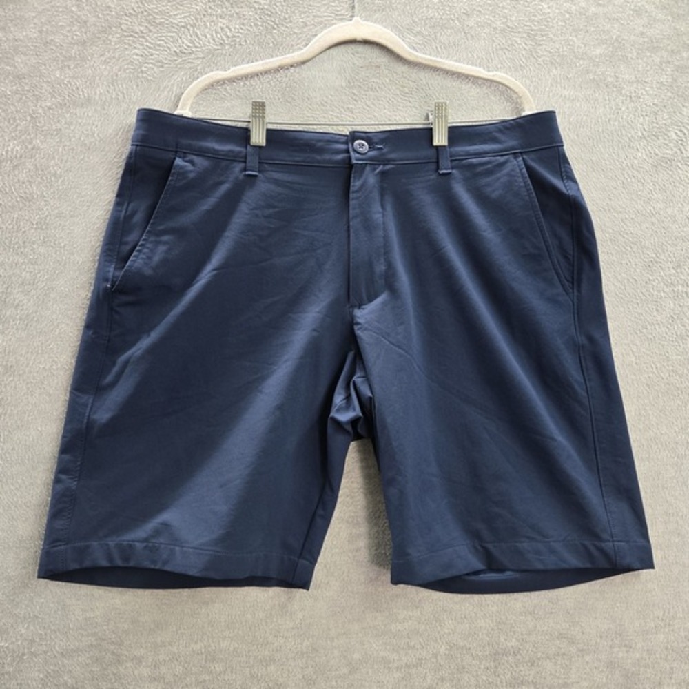 Under Armour Men Activewear Shorts 38 Blue‎ Gofl Chino Logo Polyester